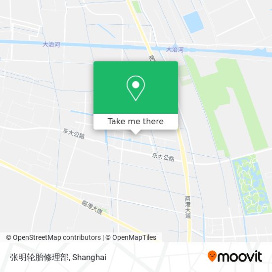 张明轮胎修理部 map