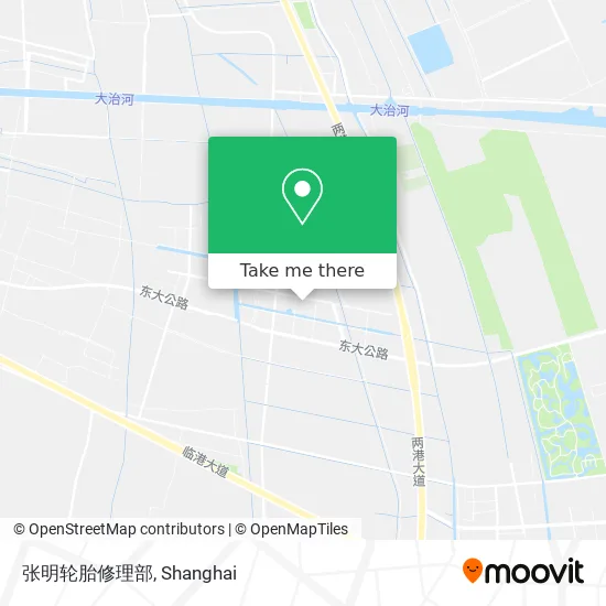 张明轮胎修理部 map