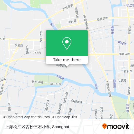 上海松江区古松三村小学 map