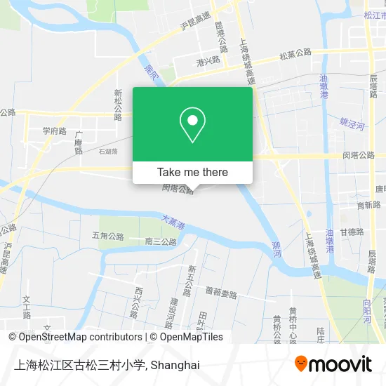 上海松江区古松三村小学 map