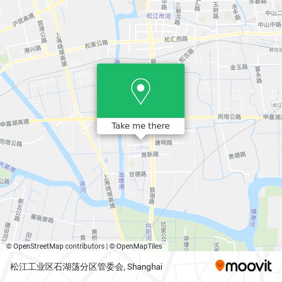 松江工业区石湖荡分区管委会 map
