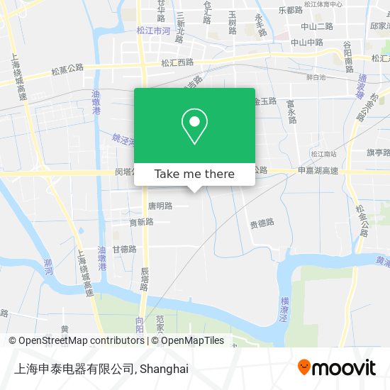 上海申泰电器有限公司 map