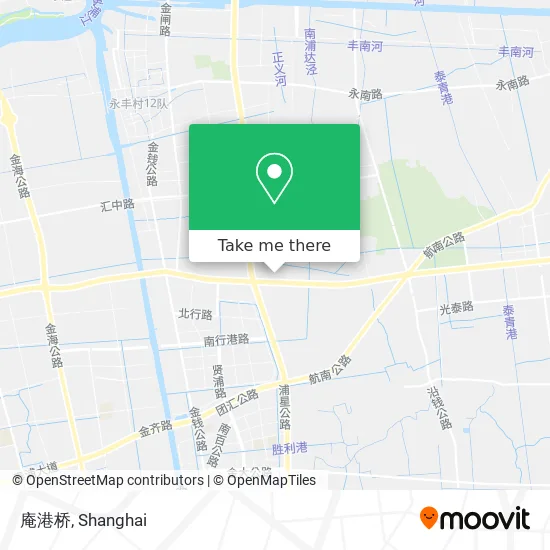 庵港桥 map