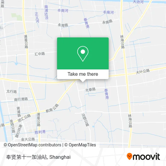 奉贤第十一加油站 map