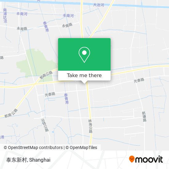 泰东新村 map