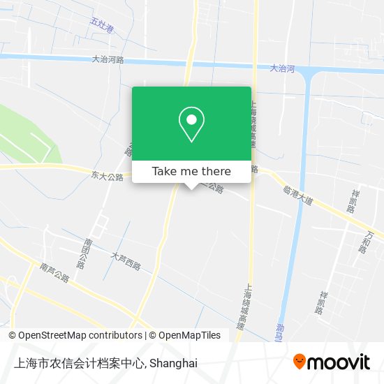 上海市农信会计档案中心 map