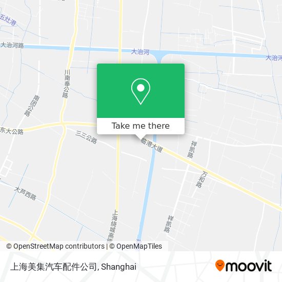 上海美集汽车配件公司 map