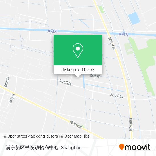 浦东新区书院镇招商中心 map