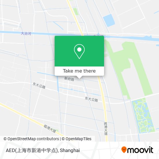 AED(上海市新港中学点) map