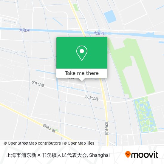 上海市浦东新区书院镇人民代表大会 map