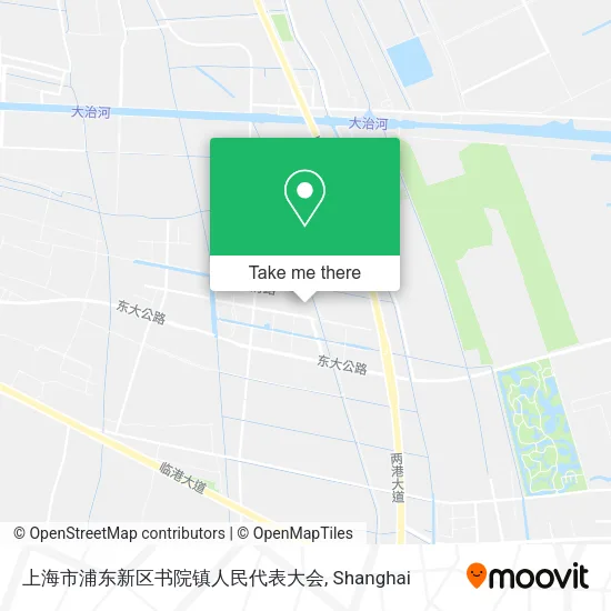 上海市浦东新区书院镇人民代表大会 map