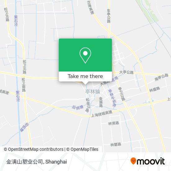 金满山塑业公司 map