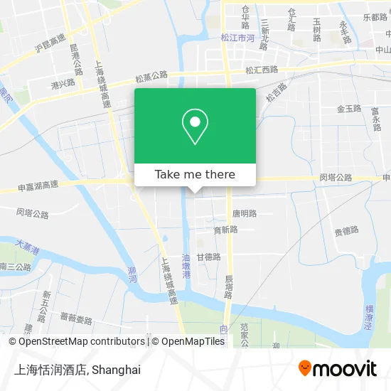 上海恬润酒店 map