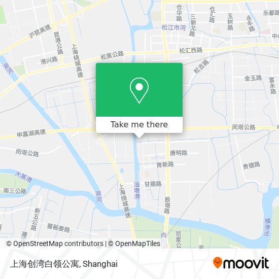 上海创湾白领公寓 map