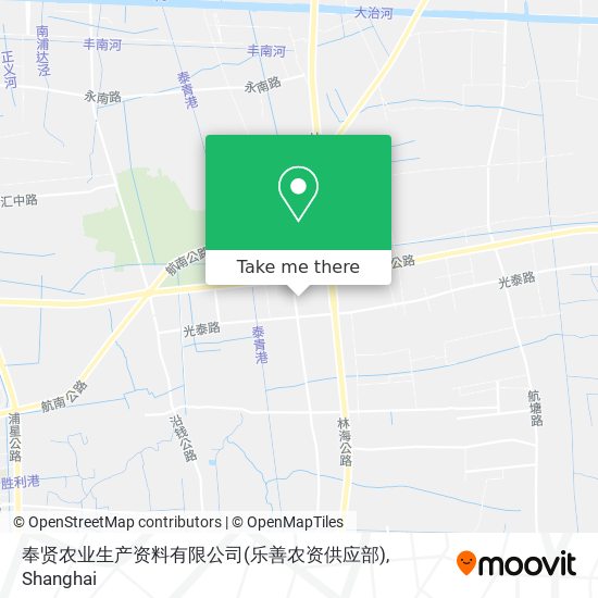 奉贤农业生产资料有限公司(乐善农资供应部) map