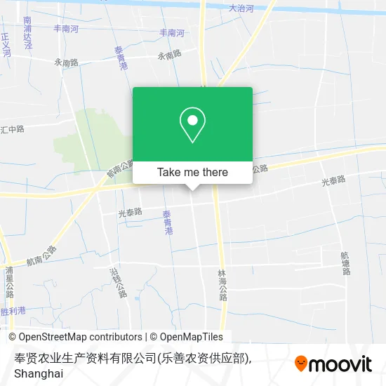 奉贤农业生产资料有限公司(乐善农资供应部) map