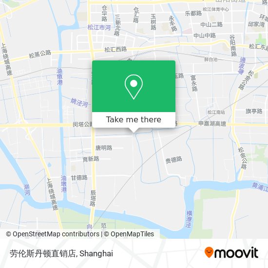 劳伦斯丹顿直销店 map