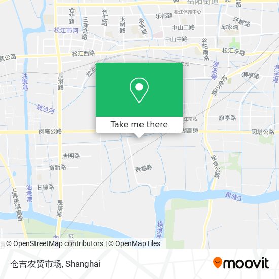 仓吉农贸市场 map