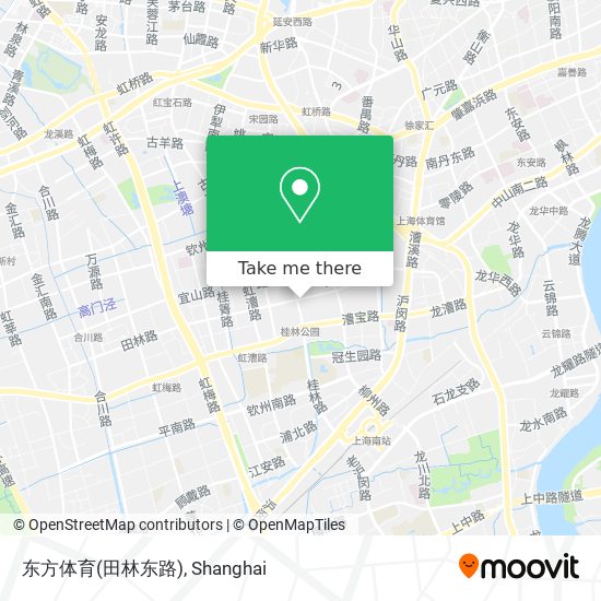 东方体育(田林东路) map