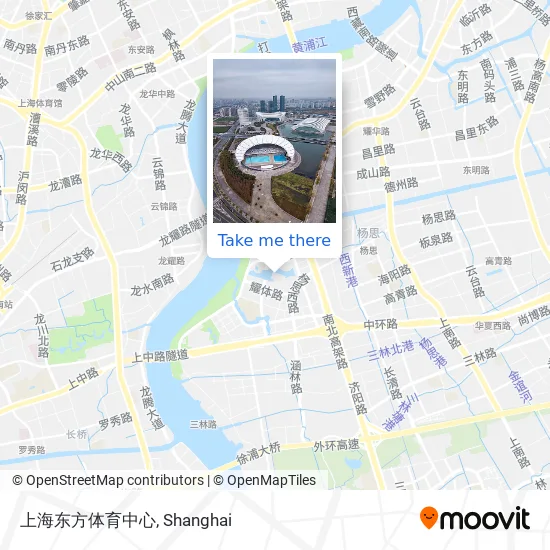 上海东方体育中心 map