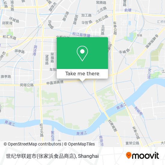 世纪华联超市(张家浜食品商店) map