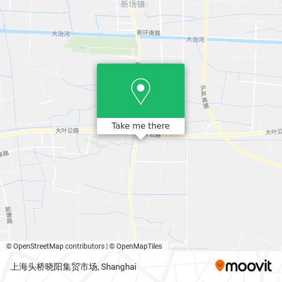 上海头桥晓阳集贸市场 map