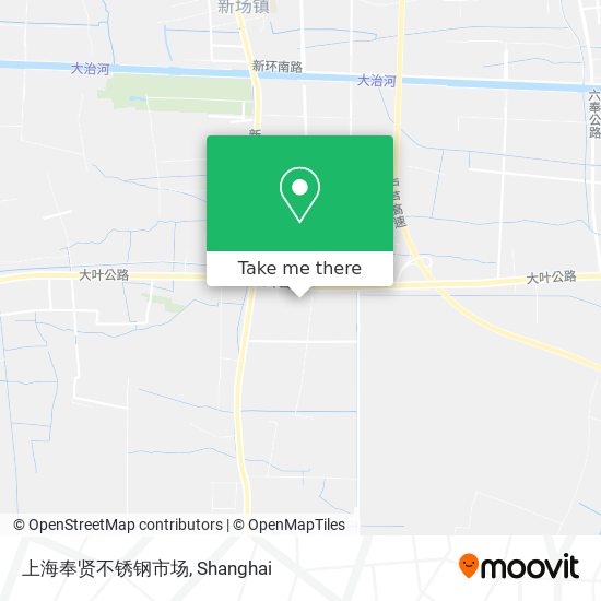 上海奉贤不锈钢市场 map