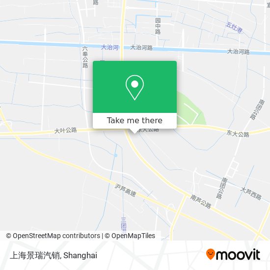 上海景瑞汽销 map