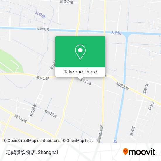 老鹳嘴饮食店 map