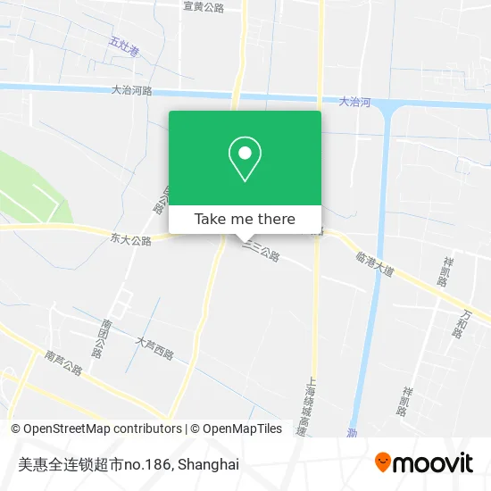 美惠全连锁超市no.186 map