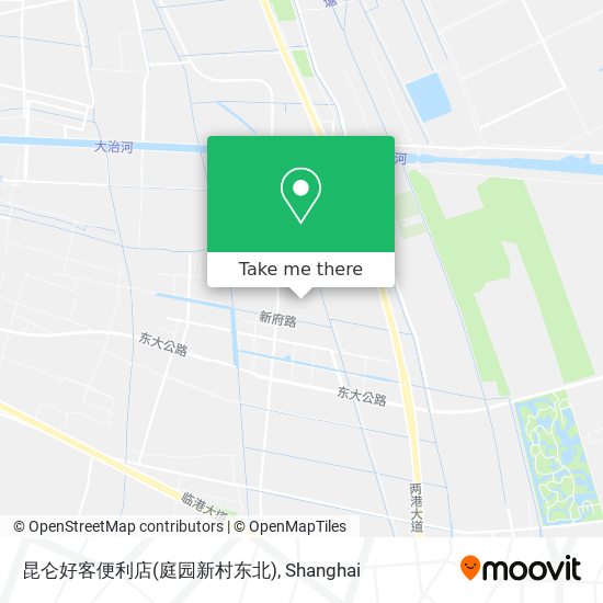 昆仑好客便利店(庭园新村东北) map