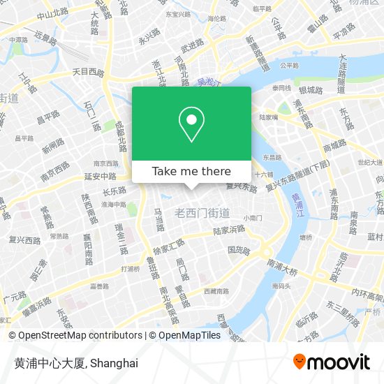 黄浦中心大厦 map