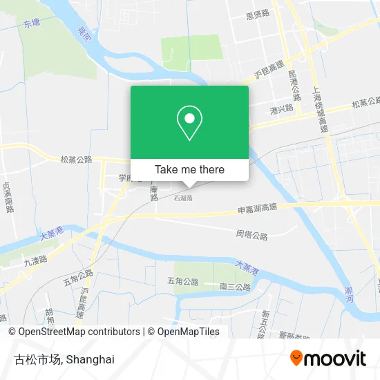 古松市场 map