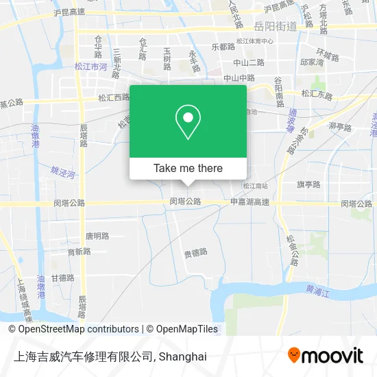 上海吉威汽车修理有限公司 map
