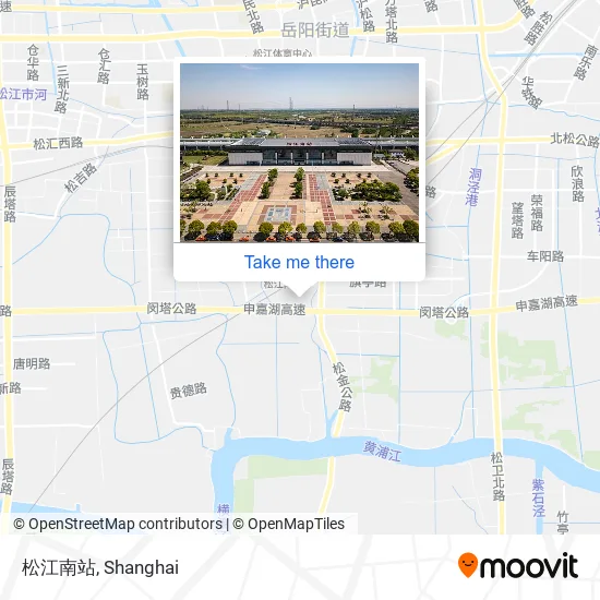 松江南站 map