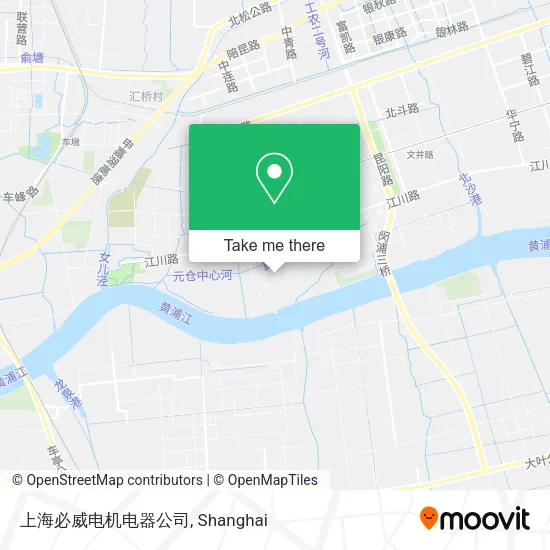 上海必威电机电器公司 map