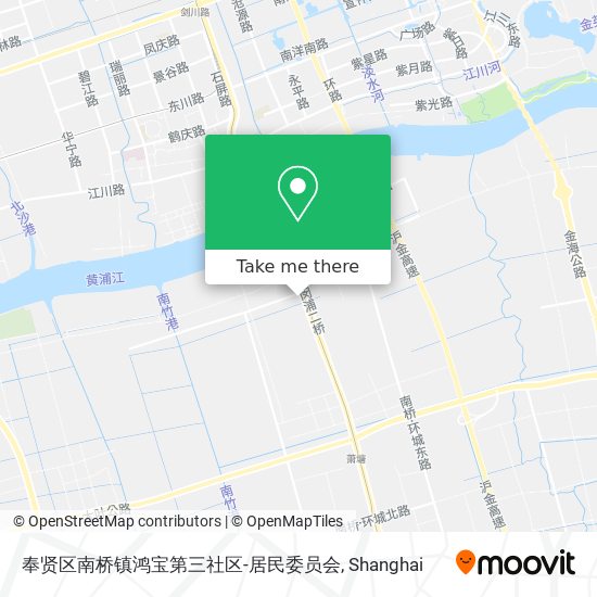 奉贤区南桥镇鸿宝第三社区-居民委员会 map