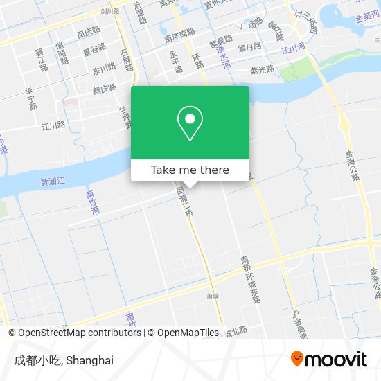 成都小吃 map