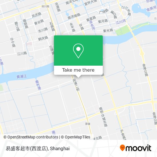 易盛客超市(西渡店) map