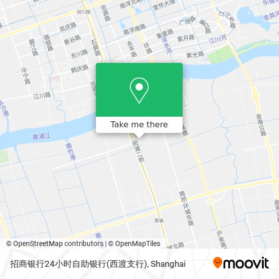 招商银行24小时自助银行(西渡支行) map