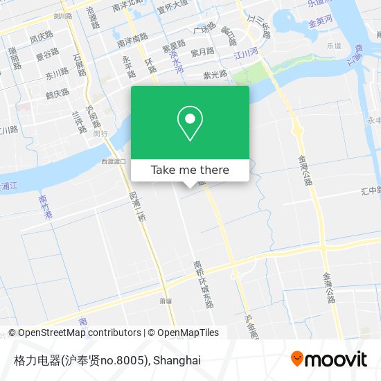 格力电器(沪奉贤no.8005) map