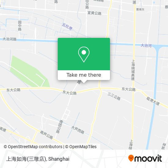 上海如海(三墩店) map
