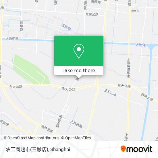 农工商超市(三墩店) map