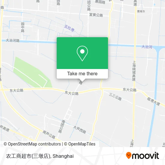 农工商超市(三墩店) map