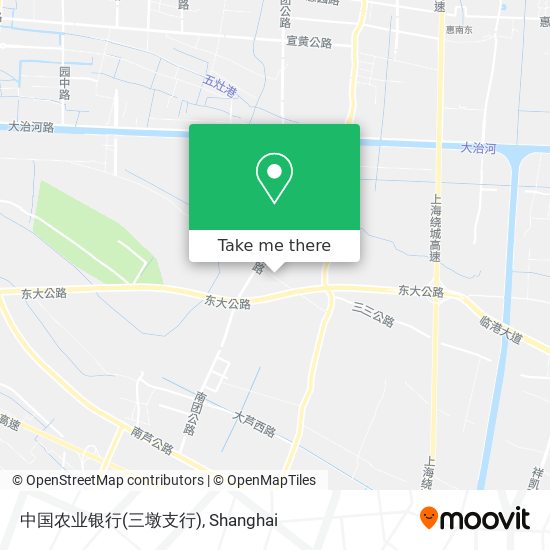 中国农业银行(三墩支行) map