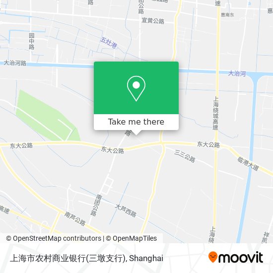 上海市农村商业银行(三墩支行) map