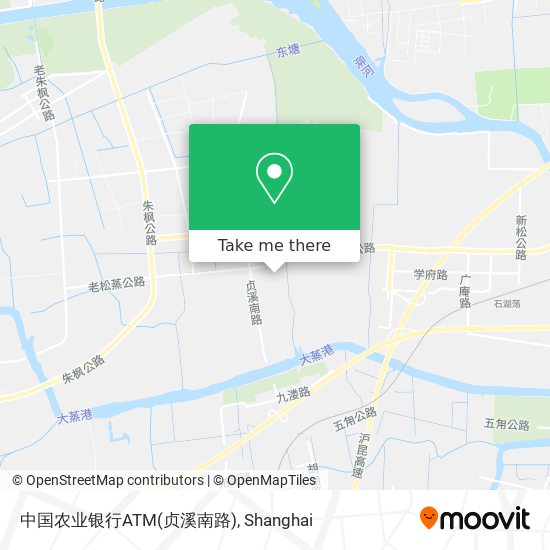 中国农业银行ATM(贞溪南路) map