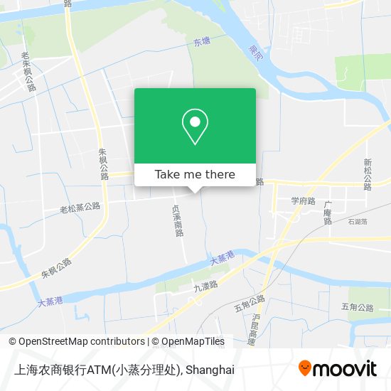 上海农商银行ATM(小蒸分理处) map