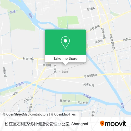 松江区石湖荡镇村镇建设管理办公室 map