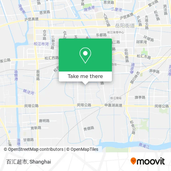 百汇超市 map